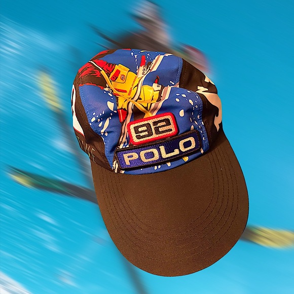 POLO ACTIVE HI TECH SKI LONG BILL CUSTOM HAT - Picture 1 of 2